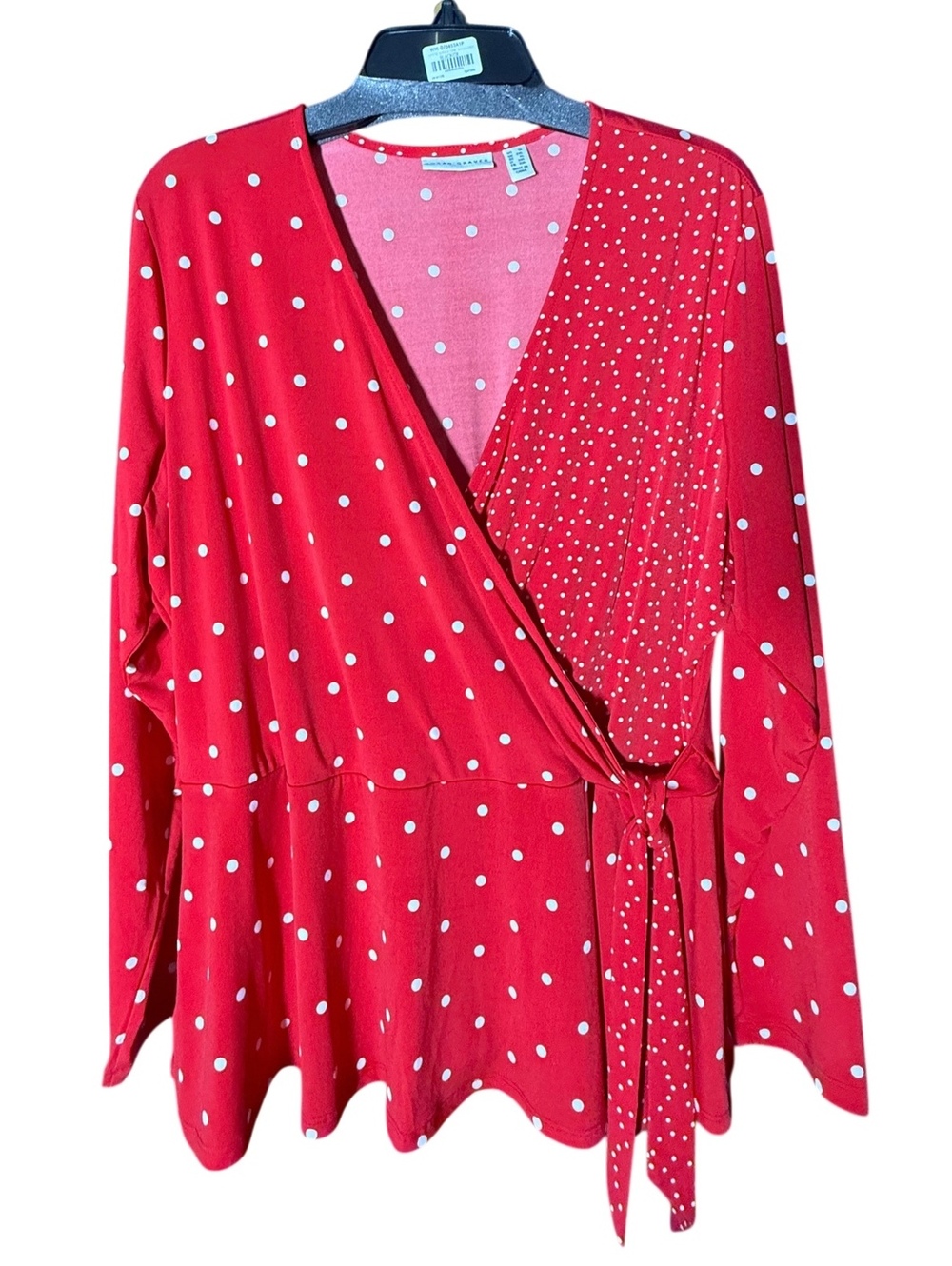 Susan Graver Liquid Knit Blouse 1X
